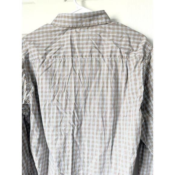 PETER MILLAR‎ Flex Finish Long Sleeve Button Up Shirt Mens L Multi Plaid PREPPY - Picture 5 of 5